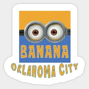 DESPICABLE MINION AMERICA OKLAHOMA CITY Sticker